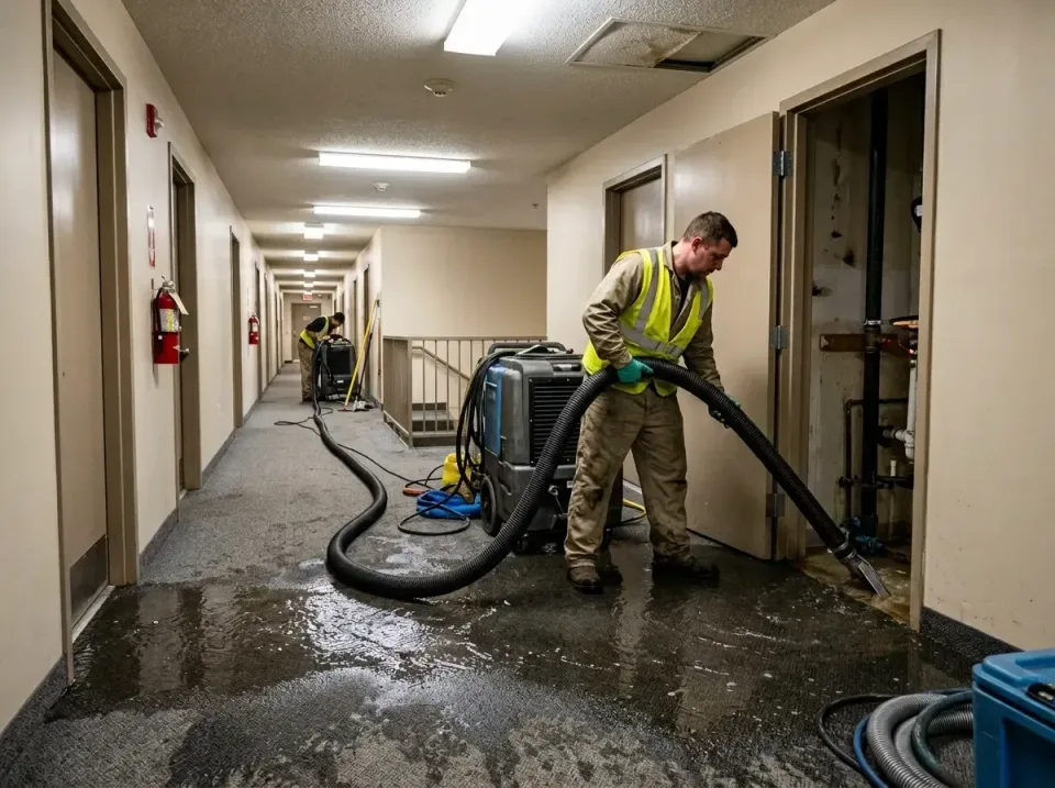 multi-unit-apartment-hallway-f-005 — frequently asked questions, Emergency Burst Pipe Water Extraction & Removal in Viera Ea…
